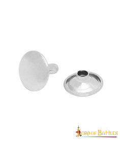 Pack of 50 Tich steel buttons (12 mm.)