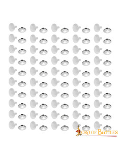 Pack of 50 Tich steel buttons (12 mm.) 2