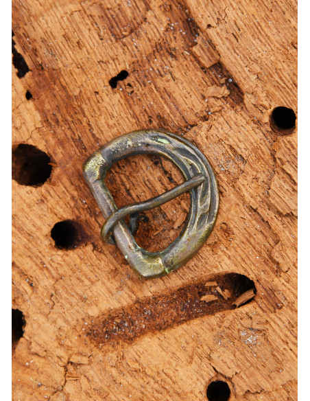 Norman belt buckle, brass