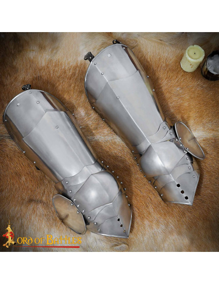 Steel Gothic Knight Leg Armor from...
