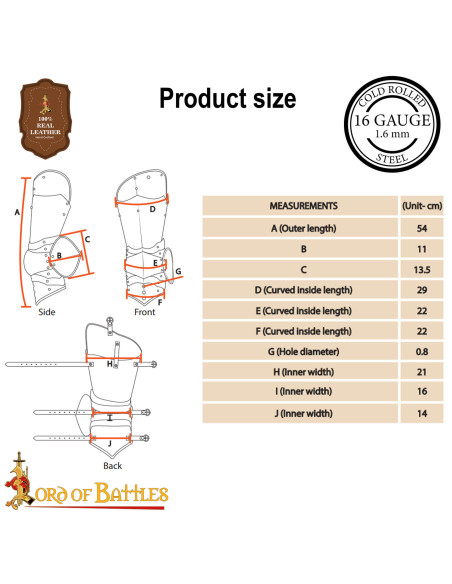 Steel Gothic Knight Leg Armor from...