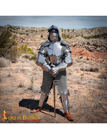 Steel Gothic Knight Leg Armor from...