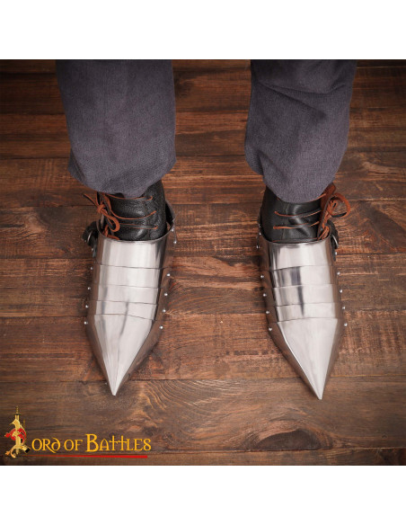 Medieval Sabatons in Steel from the...