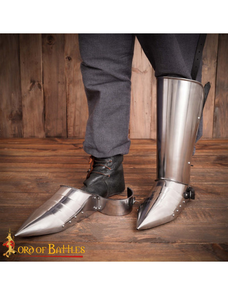 Medieval Sabatons in Steel from the...