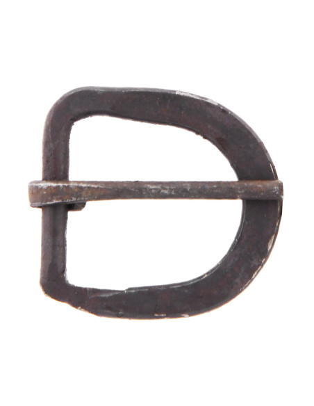 Hand-forged steel buckle,...