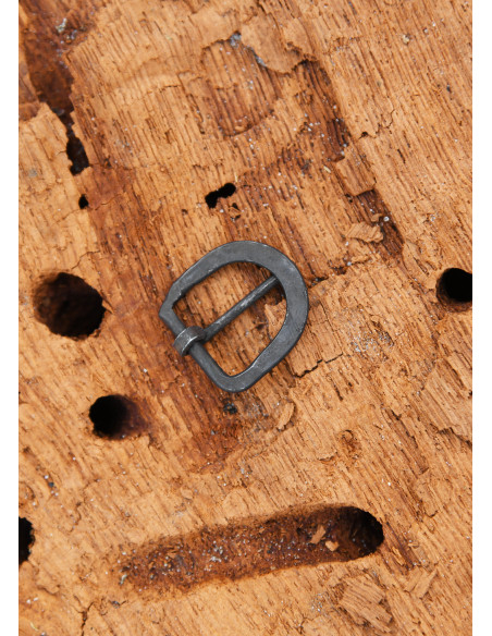 Hand-forged steel buckle,...