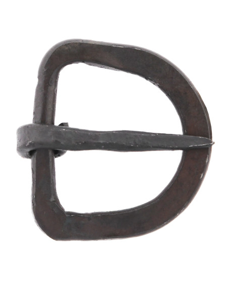Hand-forged steel buckle,...
