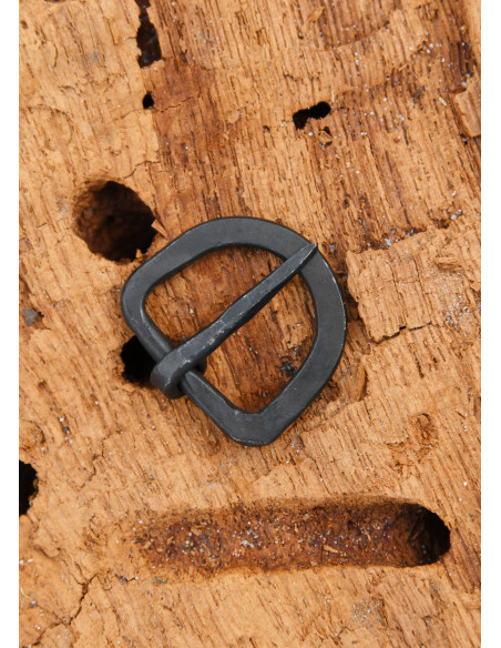 Hand-forged steel buckle,...