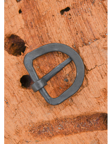 Hand-forged steel buckle,...