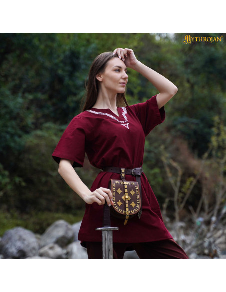 Medieval cotton tunic with... Medieval cotton tunic with...