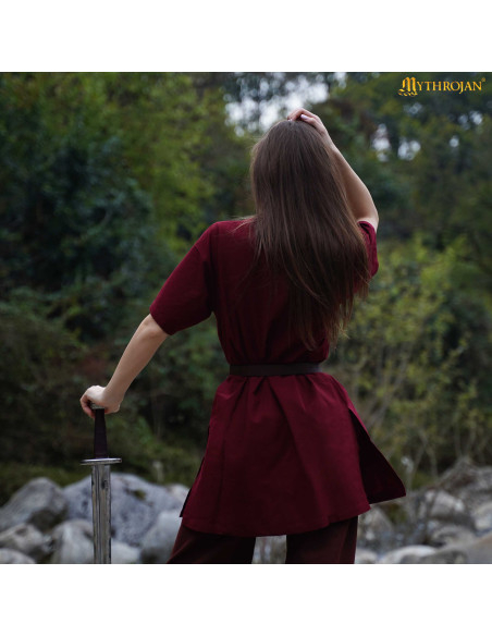 Medieval cotton tunic with... Medieval cotton tunic with...