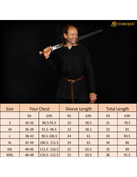 Viking tunic cotton model Raider,...