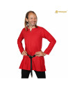 Medieval cotton tunic model Raider, red color