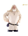 Viking cotton shirt model Adventurer, natural white color