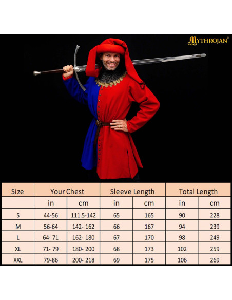 Medieval wool coat from the 14th-15th...
