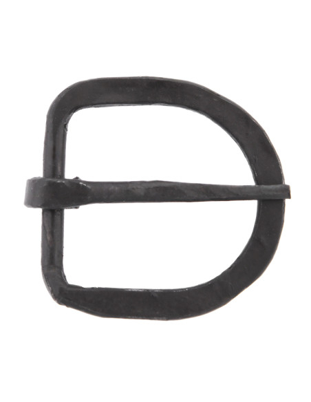 Hand-forged steel buckle, 29 mm wide...