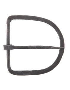Hand-forged steel buckle, 47 mm wide straps