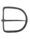 Hand-forged steel buckle, 47 mm wide straps
