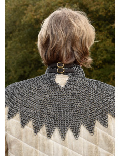Bishop's cloak chainmail, with straps and buckle 2