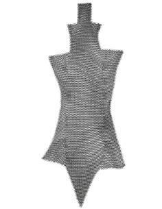 Chainmail leggings, natural finish