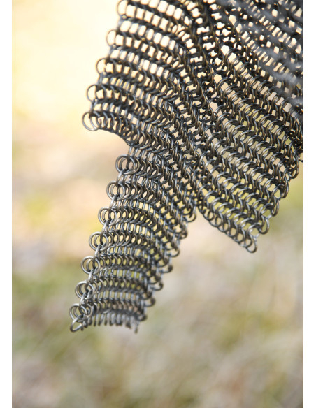 Chainmail leggings, natural finish