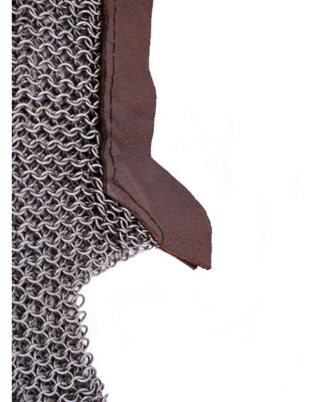 Mesh coat with strap, 8 mm rings.