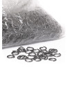 Package 1 kg of loose mesh rings, 8 mm diameter.
