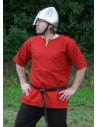 Viking tunic in wool, red color