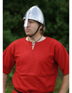 Viking tunic in wool, red color 2