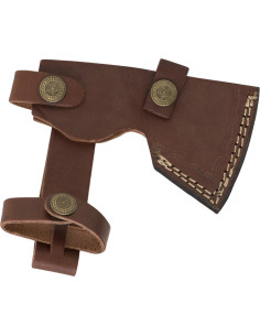 Hand axe with leather sheath 2