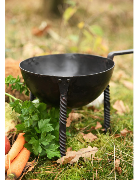 Medieval Tripod Pan Hand-forged