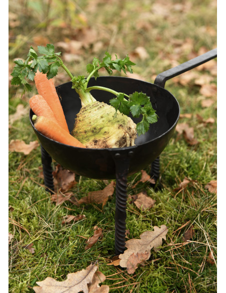 Medieval Tripod Pan Hand-forged