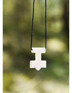 Thor's Hammer Pendant in Bone 2