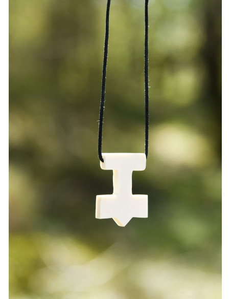 Thor's Hammer Pendant in Bone