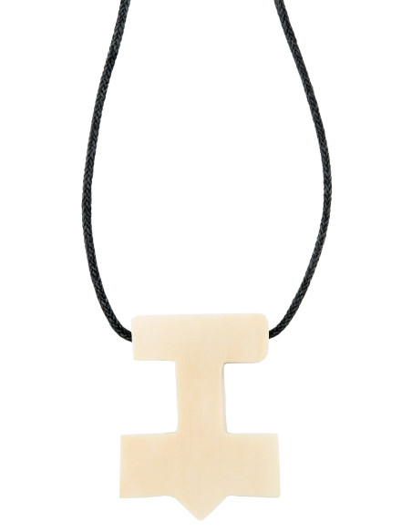 Thor's Hammer Pendant in Bone