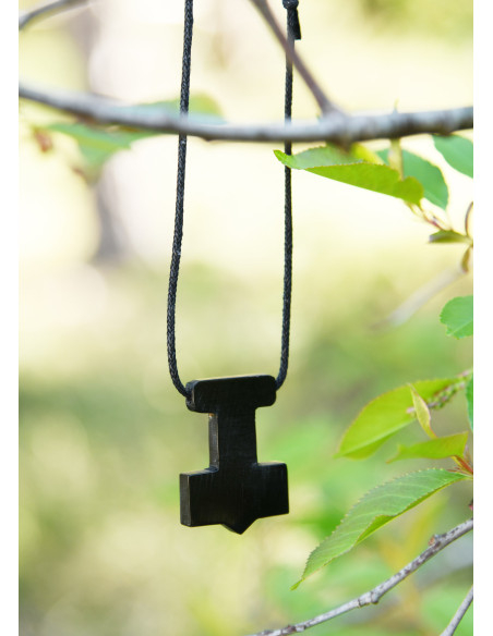 Thor's Hammer Pendant in Horn