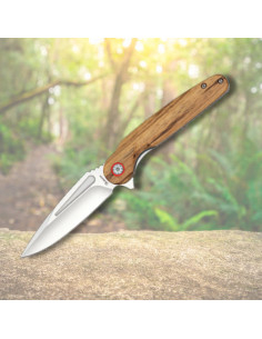 Albainox Zebra Wood Field Knife (20.2 cm.)
