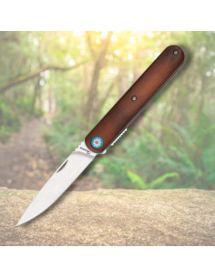 Albainox Field Knife with Aluminum and Wood Handle