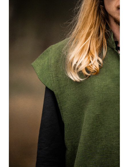 Medieval sleeveless tunic model...