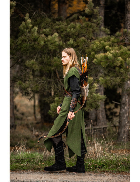 Medieval sleeveless tunic model...