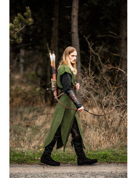 Medieval sleeveless tunic model...