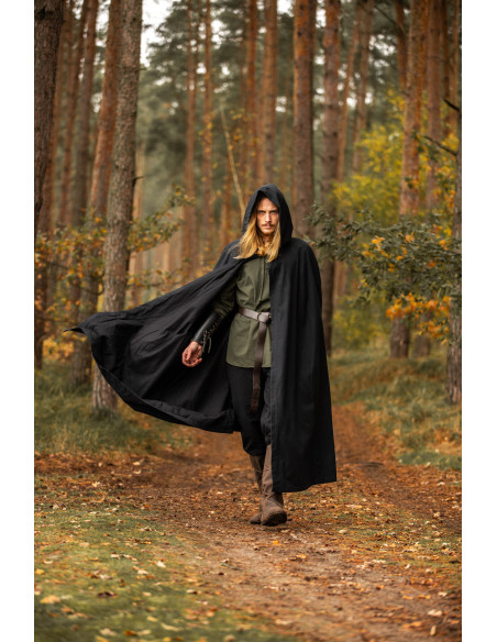 Medieval cape with hood model...