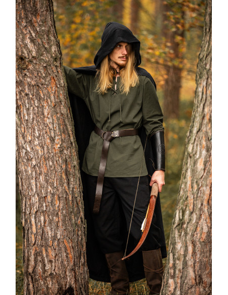 Medieval cape with hood model...