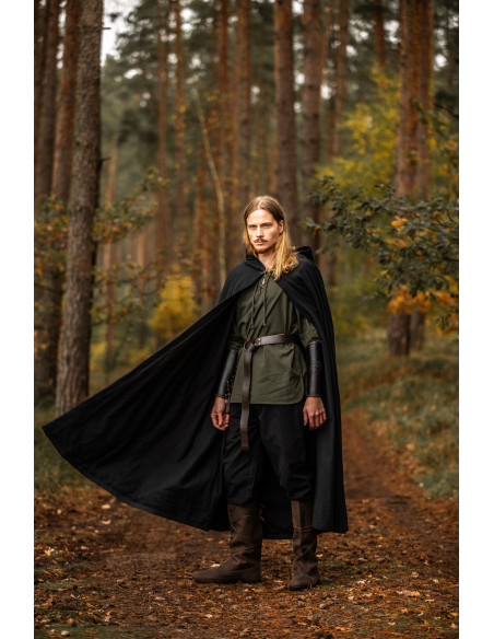 Medieval cape with hood model...