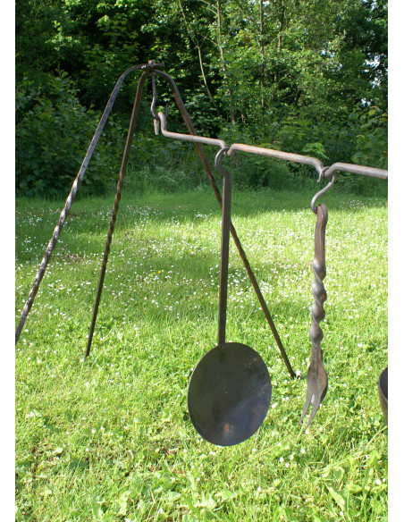 Steel rod for tripods, hand-forged,...