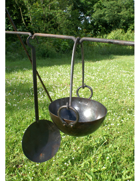 Steel rod for tripods, hand-forged,...