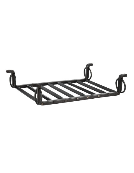 Hand-forged medieval grill, 37 x 24 cm.