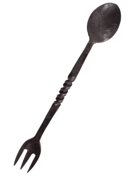 Medieval Spoon and Fork in a Single...