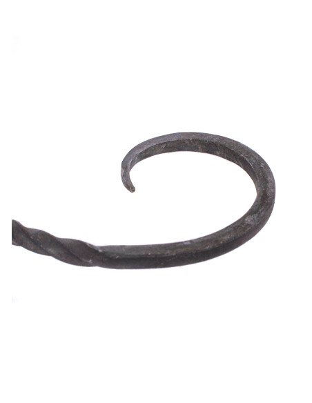 Hand-forged S-shaped hook,...