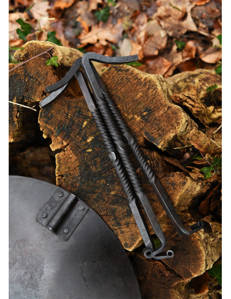 Medieval brazier with removable legs